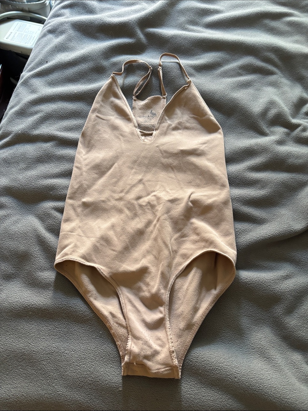 Nude One-Piece Bodysuit